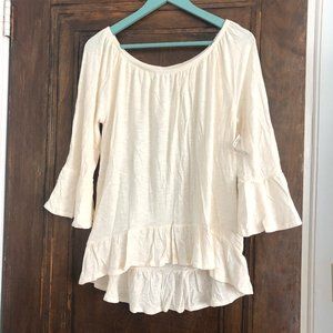 Old Navy Cream Top (Off the Shoulder)